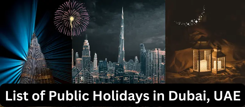 List of Public Holidays in Dubai, UAE