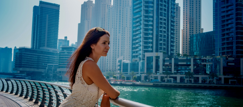 Woman In Dubai